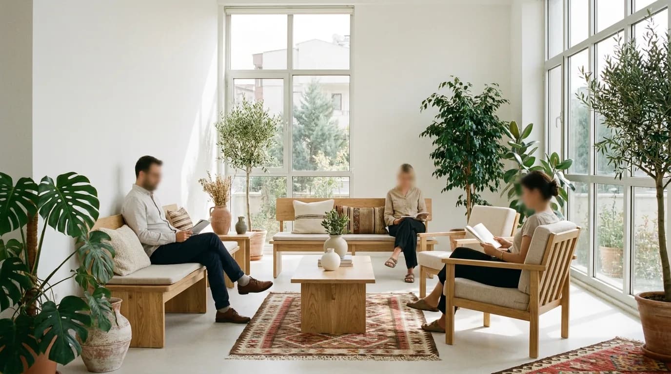 Nova Diş Kliniği bekleme alanı